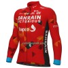 Cykeltrøje Langærmet 2022 Bahrain Victorious Rød